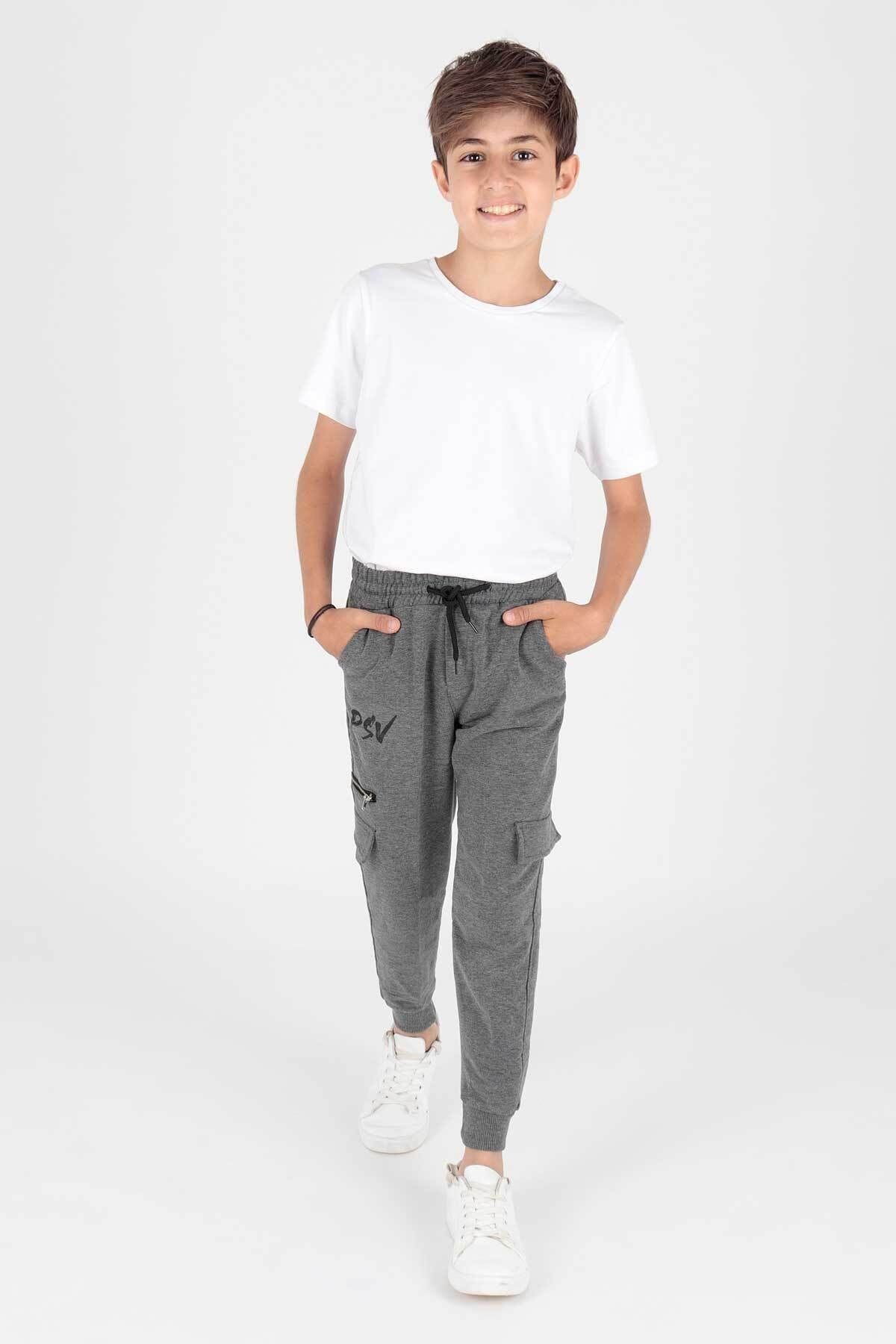 <tc>Pantalon de survêtement avec fermeture éclair aux poignets PSV pour garçon Ahenk Kids AK2087</tc>