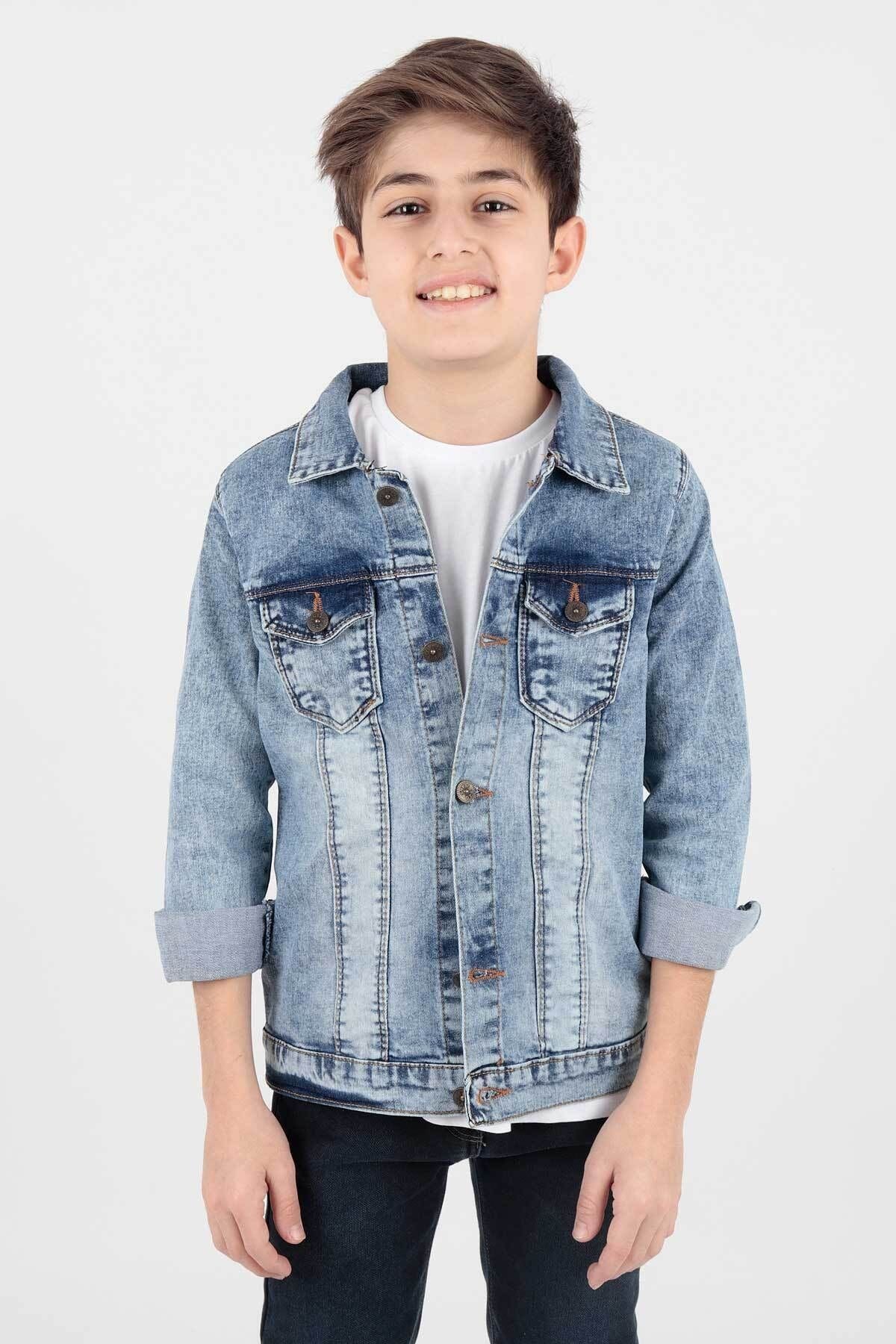 <tc>Veste en jean pour garçon Ahenk Kids AK888176</tc>