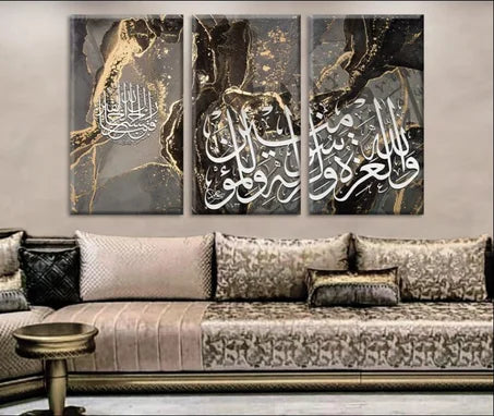 tableau decoratif en toile gris blanc