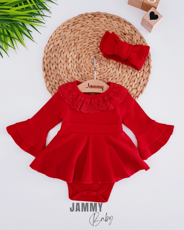 Violetta Kaşkorse Bodysuit Elbise Set