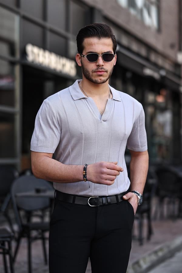 Viskon V Yaka Rahat Triko - Justyol