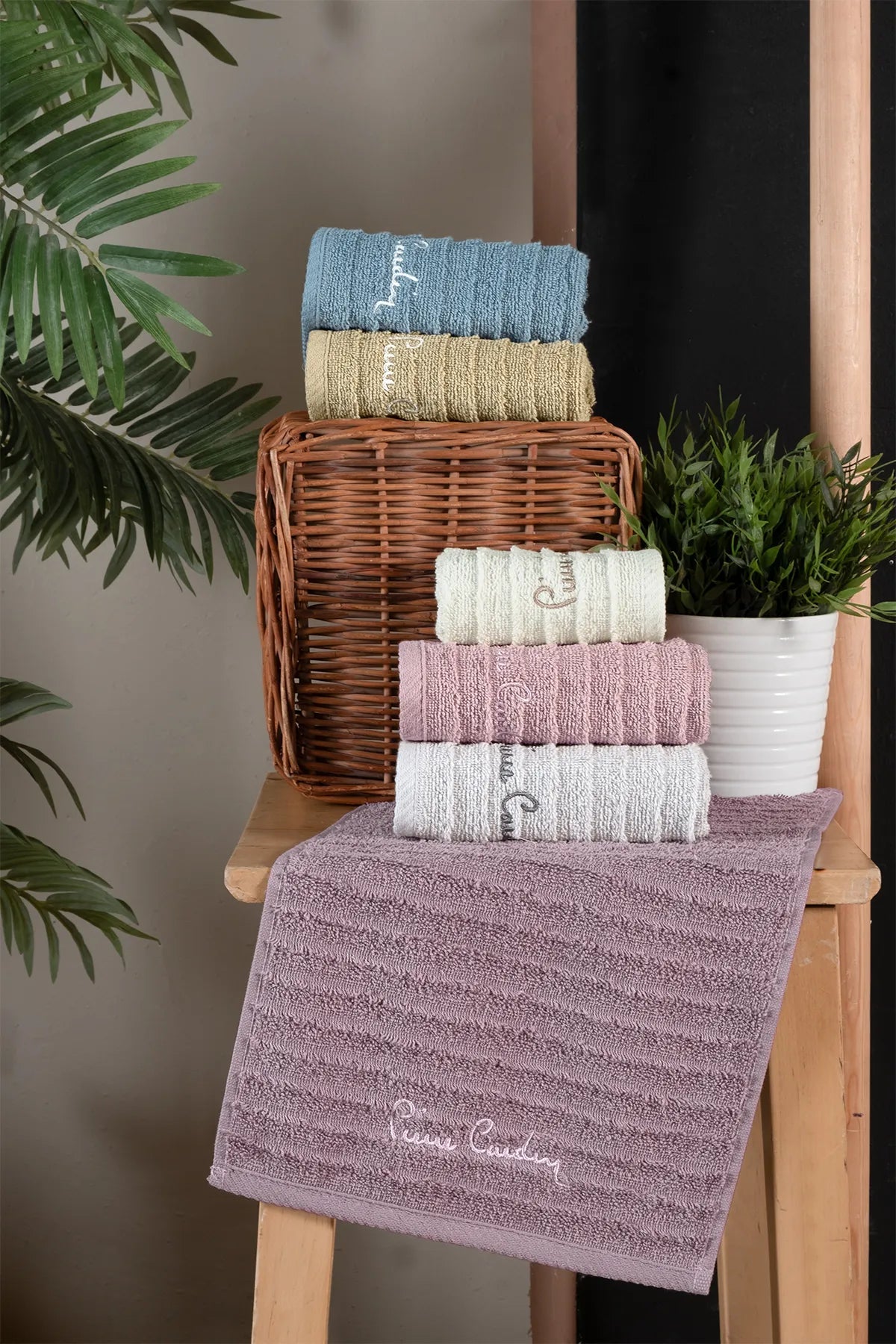 Pierre Cardin 6'lı El Havlusu Wave Pierre Cardin