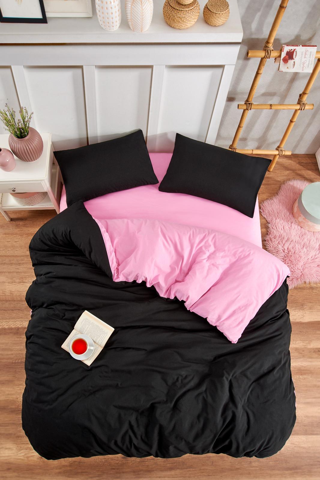 <tc>ensemble de housse de couette réversible avec drap-housse élastiqué pour lit simple</tc>