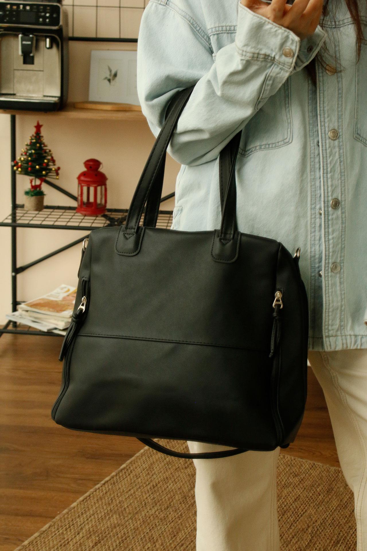 <tc>Whitney Sac à main femme grand noir</tc>