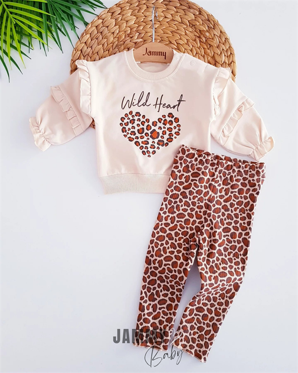 wild heart leopard leggings set of 2