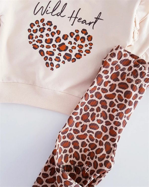 wild heart leopard leggings set of 2