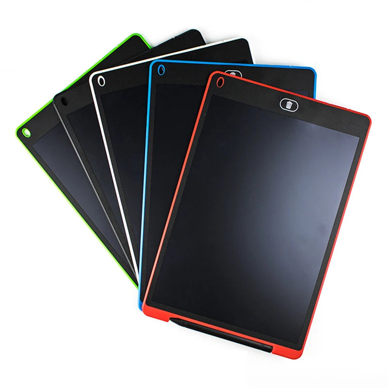 Tablette d’Écriture LCD pour Enfants avec Stylet et Bouton Effacer