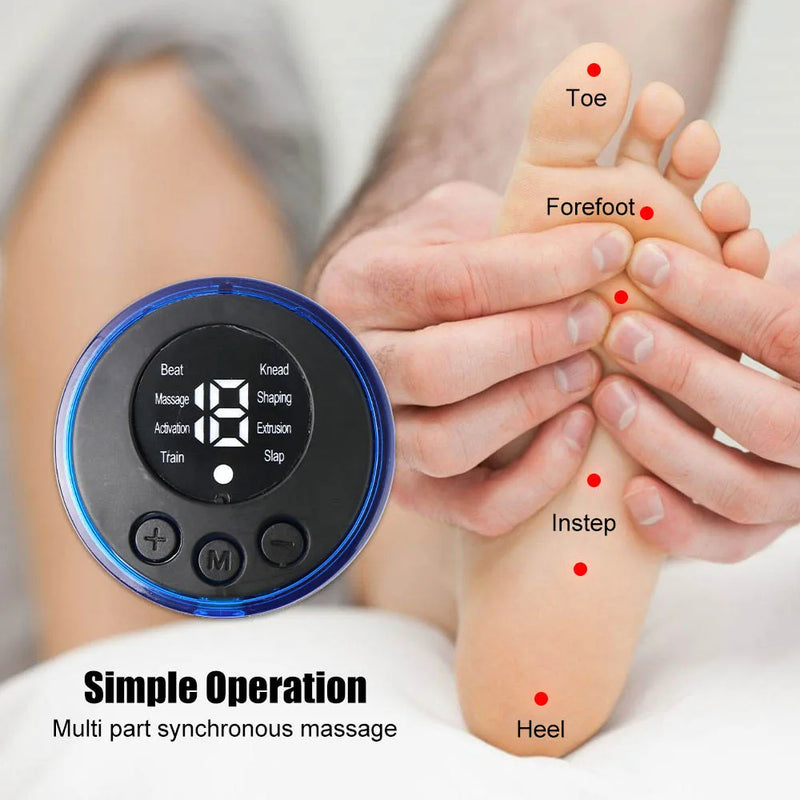 Masseur Électrique des Pieds EMS – Stimulateur de Circulation et Relaxation Musculaire