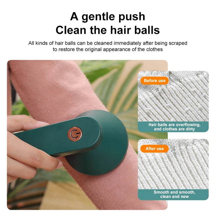 Rasoir Anti-Bouloches Électrique Rechargeable USB – Éliminateur de Peluches pour Vêtements