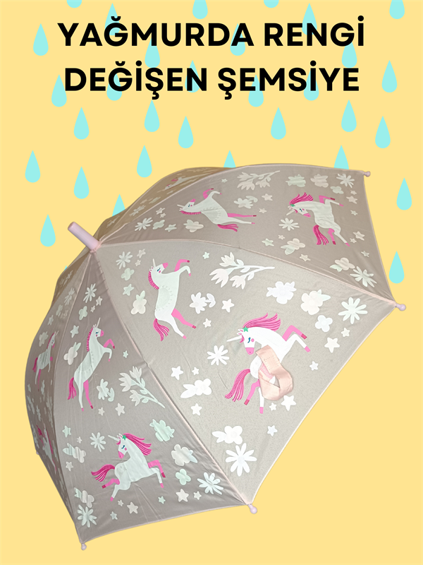 <tc><p>Parapluie pour fille qui change de couleur sous la pluie</p></tc>