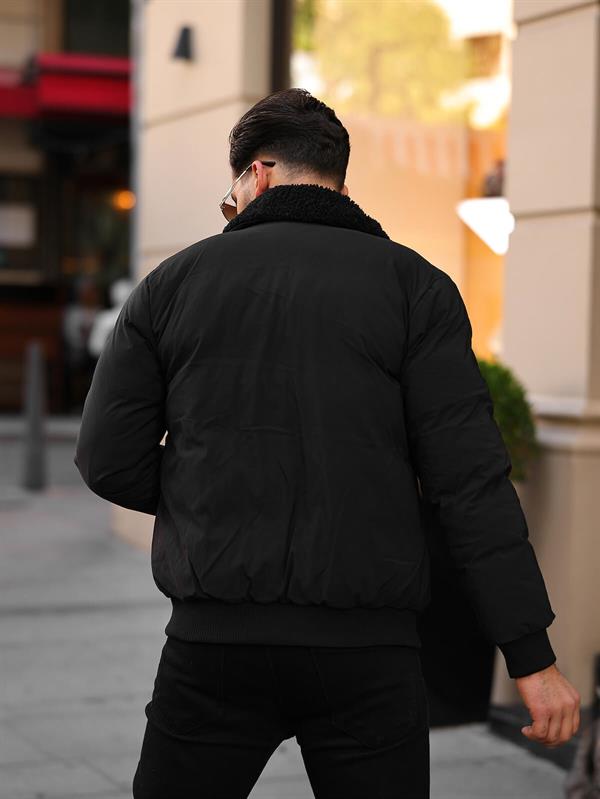 Yaka Kürkü Detaylı Mont - Justyol